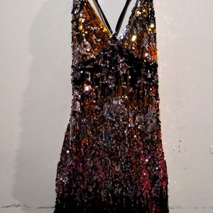 Sequence mini dress